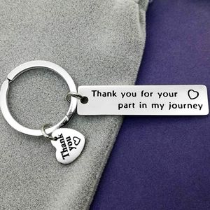 Thank you for being apart of my journey keychain